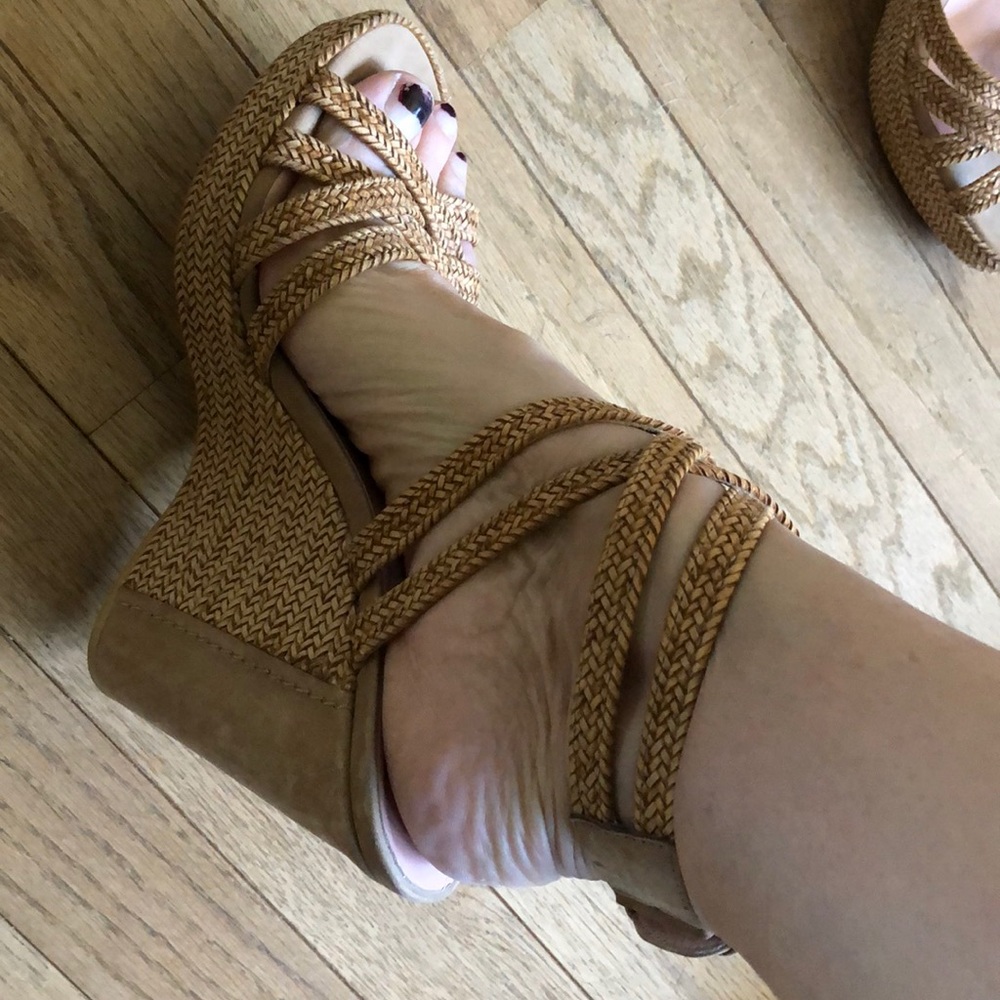 Stuart Weitzman wedge sandals